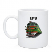 Чашка с локомотивом поезда ЭР9