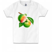 Дитяча футболка з яблуневої гілкою