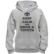 Худи BASE Keep calm and drive a Toyota
