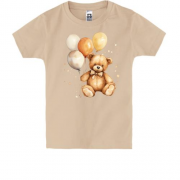 Детская футболка Плюшевый мишка с шарами (2)