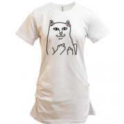 Подовжена футболка Кіт-фак