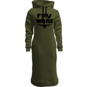 Женская толстовка-платье "FPV Wars"