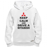 Худи BASE Keep calm and drive a Mitsubishi