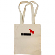 Сумка шоппер с надписью "Муму" в стиле Пума
