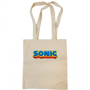 Сумка шоппер с логотипом игры SONIC