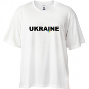 Футболка Oversize Ukraine (напис)