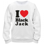 Свитшот I love Black Jack