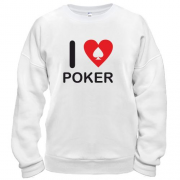 Свитшот I love poker