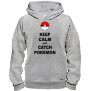 Худи BASE Keep calm and catch pokemon