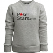 Детский свитшот без начеса Poker Stars.соm