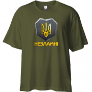 Футболка Oversize с гербом Украины - Незламні