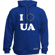 Худи без начеса Люблю Европейскую Украину