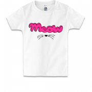 Детская футболка Мяу