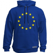 Худи без начісу з символікою Євро Союзу