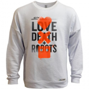 Свитшот без начеса LOVE DEATH + ROBOTS
