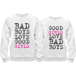 Парные кофты Bad boys - Bad girls