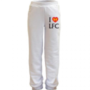 Детские трикотажные штаны I love LFC 4