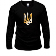 Лонгслив с гербом Украины (gold)