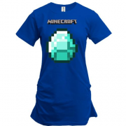 Подовжена футболка Minecraft Діамант