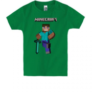 Детская футболка Minecraft Стив