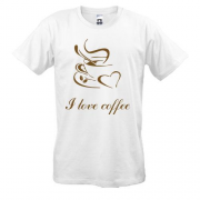 футболка I love coffee