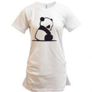 Подовжена футболка Панда (2)