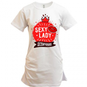 Подовжена футболка для дівич-вечора Sexy lady