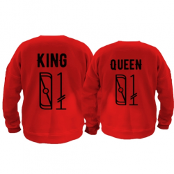 Парные кофты King/queen 01