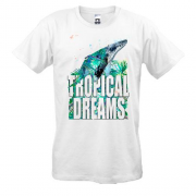 Футболка Tropical dreams с китом