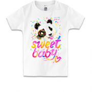 Дитяча футболка Sweet baby з пандою