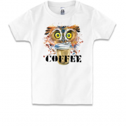 Дитяча футболка Coffee з совою