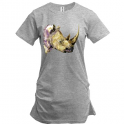 Подовжена футболка з носорогом (1)