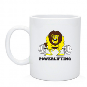 Чашка Powerlifting lion