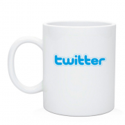 Чашка с логотипом Twitter