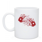 Чашка Кровавые отпечатки (2)