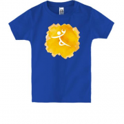Детская футболка с баскетболистом акварелью