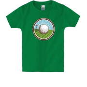Детская футболка с мячом для гольфа