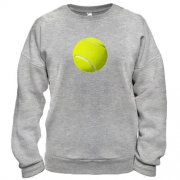 Свитшот с  зеленым теннисным мячом