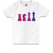 Детская футболка с шахматами
