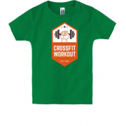 Детская футболка crossfit workout
