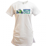 Подовжена футболка motor cycle