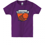 Дитяча футболка з логотипом Basketball