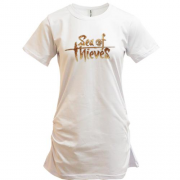 Подовжена футболка Sea of Thieves лого