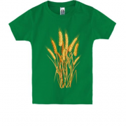 Детская футболка с колосьями пшеницы