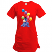 Подовжена футболка для іменинника (з осликом та кульками)