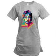 Подовжена футболка з Джоном Леноном