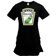 Подовжена футболка Rickz Genius Pickles