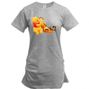 Подовжена футболка з Тигрою і Вінні з М.Ф. Вінні Пух