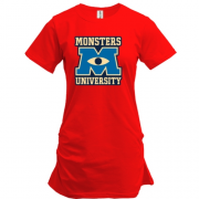 Подовжена футболка з логотипом "Корпорація монстрів"