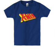 Детская футболка с надписью "x-men"